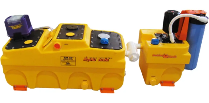 Compact onboard treatment unit